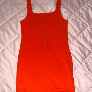ORANGE target mini dress size M